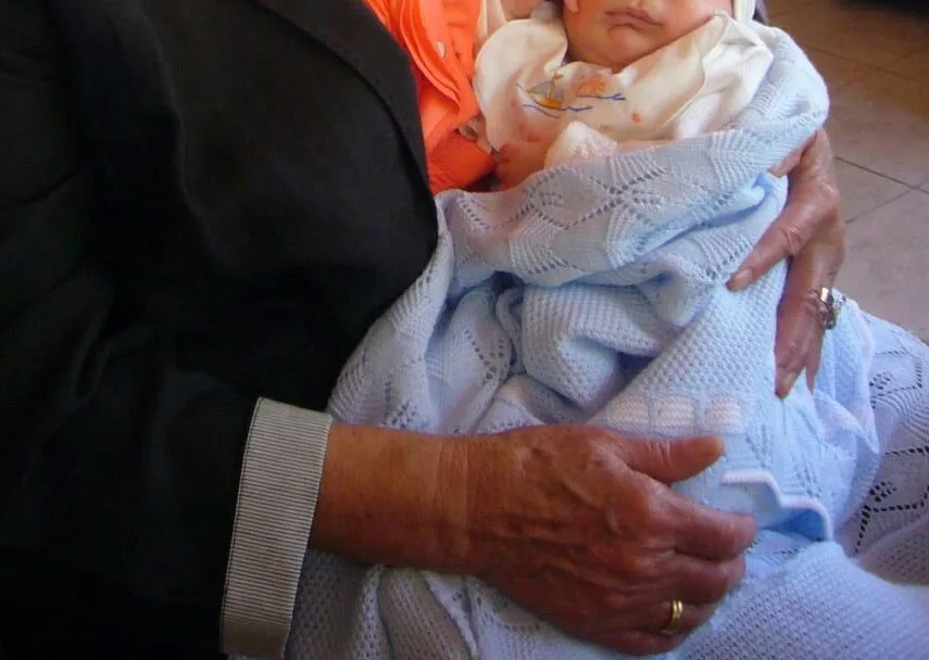 Abuela y nieto